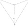 Серебряное колье с подвеской с фианитом (арт. 7507/2581) – изображение 3