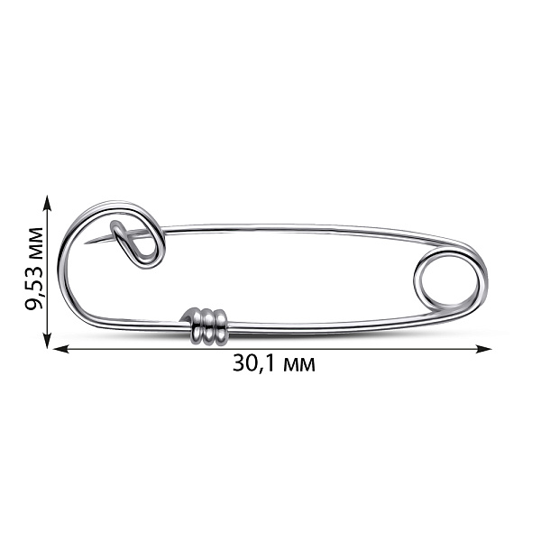Серебряная булавка (арт. 7511/7002-р) – изображение 2