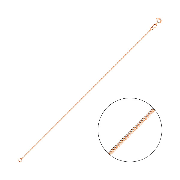 Золотой браслет на ногу (арт. ц313501рн) – изображение 1