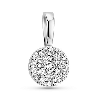 Фото Золотой кулон с бриллиантами (арт. П341669015б)