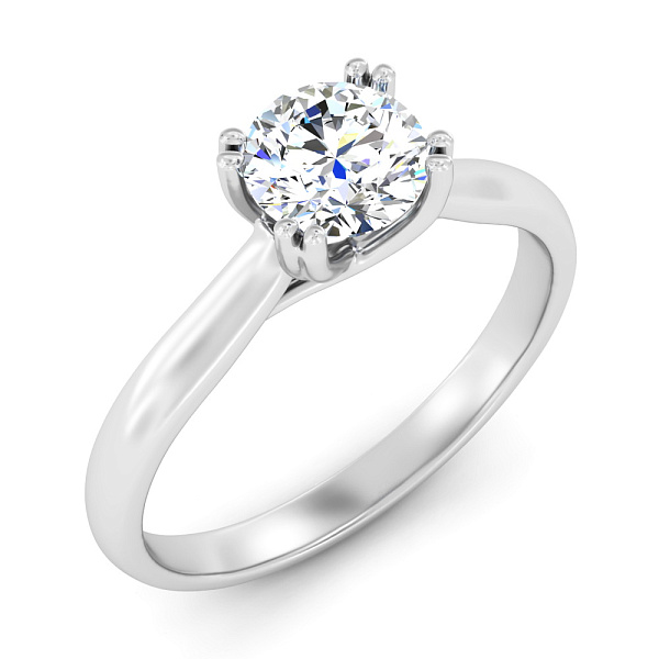 Помолвочное золотое кольцо с бриллиантом (арт. К01116509046б) – изображение 1