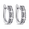 Серебряные серьги с фианитами (арт. 7502/9379) – изображение 1