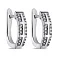 Серебряные серьги с фианитами (арт. 7502/9379) – изображение 1