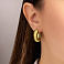 Сережки Francelli з жовтого золота (арт. е1091755/20ж) – зображення 2