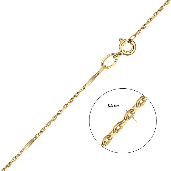 Ланцюжок золотий з Якірним фантазійним плетінням (арт. ц3014603ж) – зображення 2