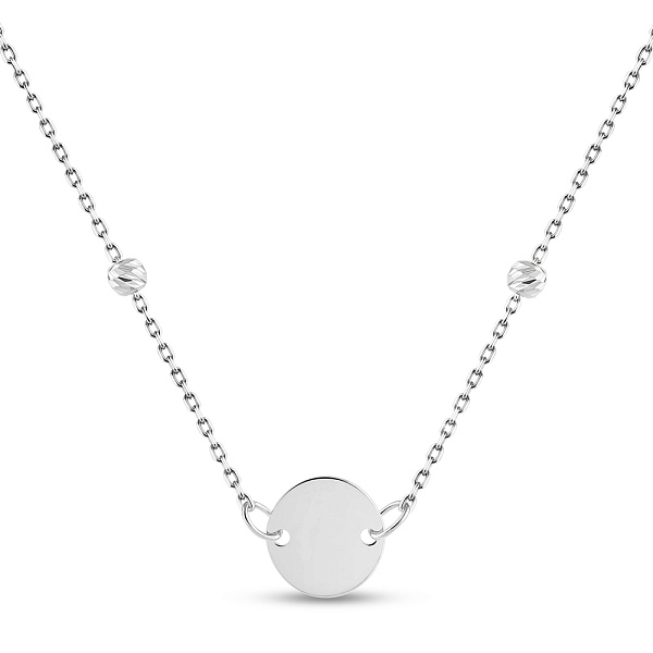 Кольє Монета з білого золота (арт. 352498/8б) – зображення 1