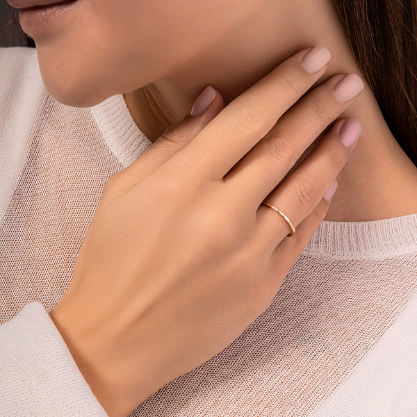 Тонкое обручальное кольцо (арт. 239243) – изображение 4