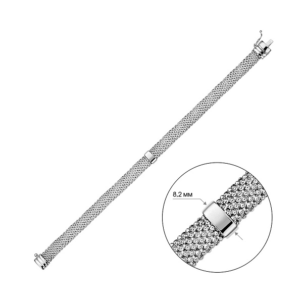 Браслет з білого золота (арт. 3261319б) – зображення 5