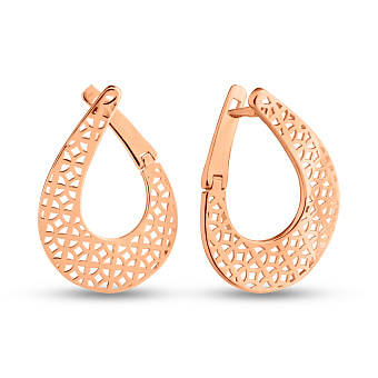 Серьги из красного золота (арт. 1091441)
