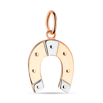 Подвеска из комбинированного золота (арт. 424294кб)