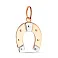Подвеска из комбинированного золота (арт. 424294кб) – изображение 1