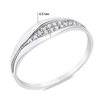 Серебряное кольцо с фианитами (арт. 7501/0-0800.0.2)