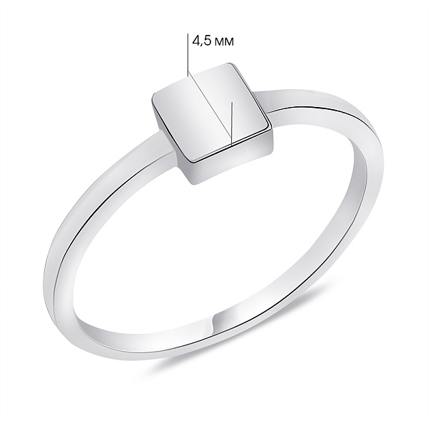 Кольцо из серебра (арт. 7501/524кп) – изображение 2