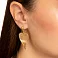 Серьги-подвески Francelli из желтого золота (арт. е1091992ж) – изображение 2