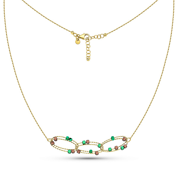 Колье из желтого золота Francelli (арт. 352585жзкр) – изображение 1