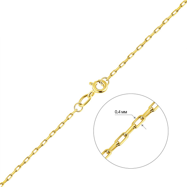Цепочка из желтого золота Якорного плетения (арт. ц306202ж) – изображение 2