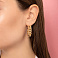 Серьги из желтого золота Звенья (арт. 1091630/30ж) – изображение 3