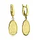 Сережки-підвіски Diva з жовтого золота (арт. 108133ж) – зображення 1