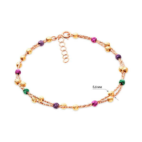 Золотой браслет Orbit (арт. 323758кжрфз) – изображение 5