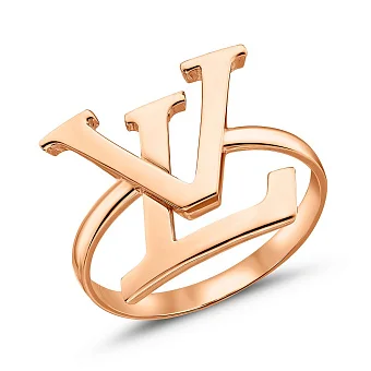 Каблучка з червоного золота (арт. 156092)