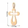 Золотая подвеска-крестик с фианитом (арт. 424135) – изображение 2