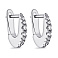 Серьги из серебра с фианитами (арт. 7502/9799) – изображение 1