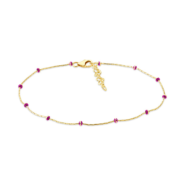 Браслет на ногу Francelli из желтого золота (арт. 324051жмлн/н) – изображение 1