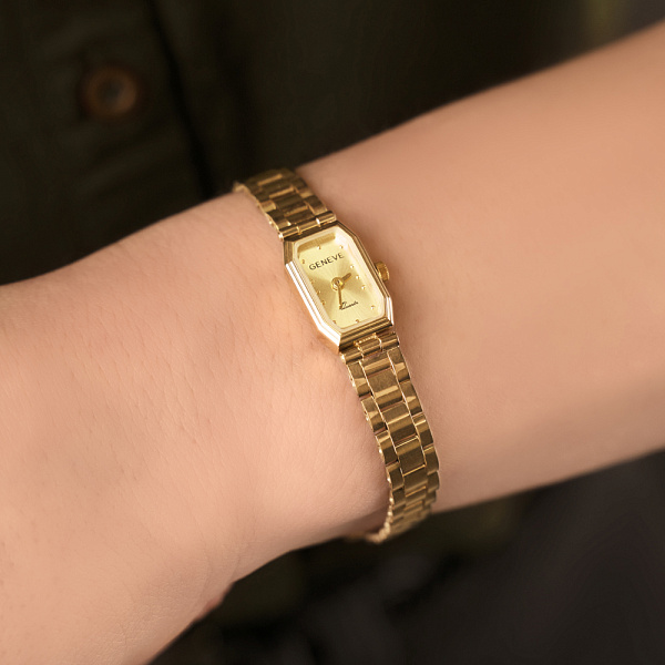 Женские кварцевые часы из желтого золота (арт. 260208ж) – изображение 3