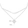 Колье из серебра «Сердечко» (арт. 7507/997) – изображение 3