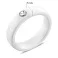 Керамическое кольцо с фианитом (арт. К2ФК1/4057-19,5) – изображение 2