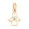 Золота підвіска Янгол з фіанітом (арт. 440646) – зображення 1