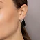 Сережки з білого золота з діамантами (арт. С011263010б) – зображення 3