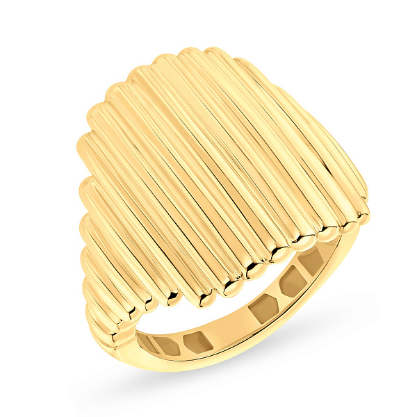 Золота каблучка Francelli в жовтому кольорі металу (арт. е155418ж) – зображення 1