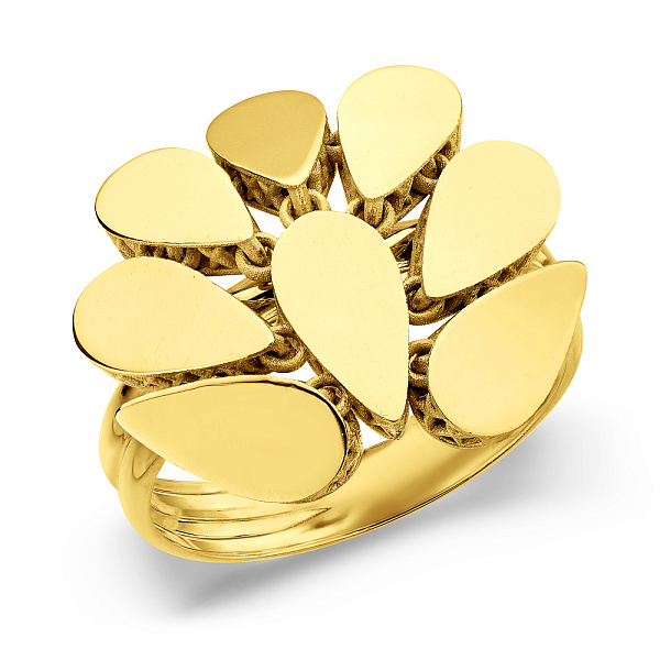 Кольцо из желтого золота Francelli (арт. 156570ж) – изображение 1