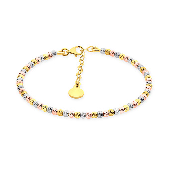 Срібний браслет з кульками (арт. 7509/3090жбк)