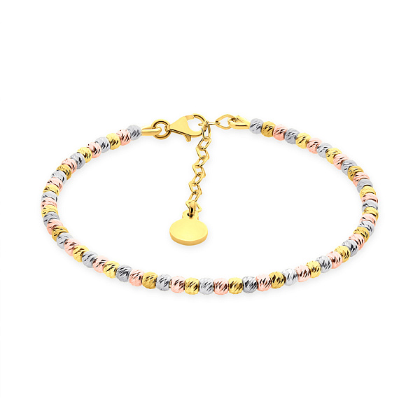 Срібний браслет з кульками (арт. 7509/3090жбк) – зображення 1