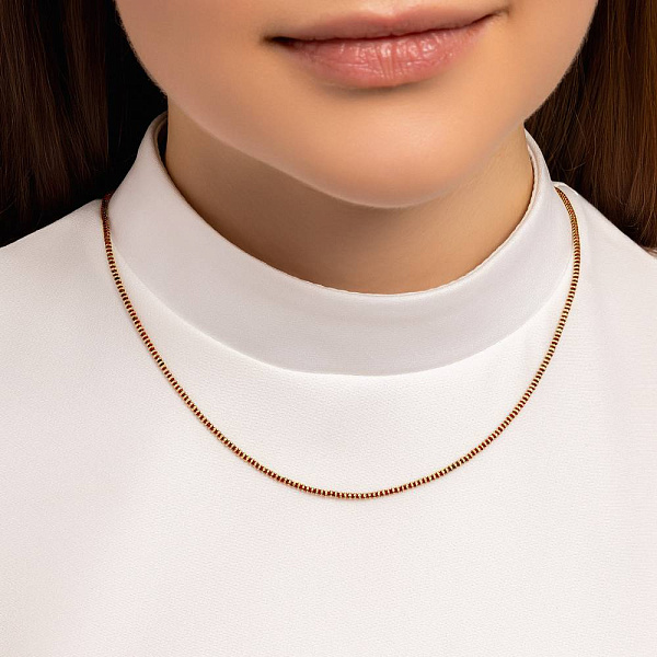 Золотое колье Francelli (арт. 351980жк) – изображение 2