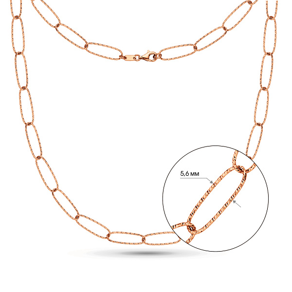 Золотое колье Francelli (арт. 352413) – изображение 4