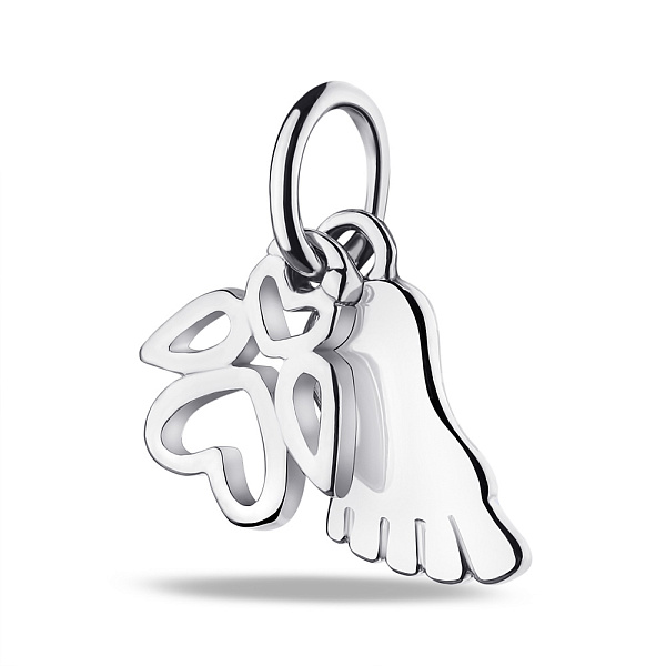 Серебряный подвес без камней (арт. 7503/П2/1102) – изображение 1