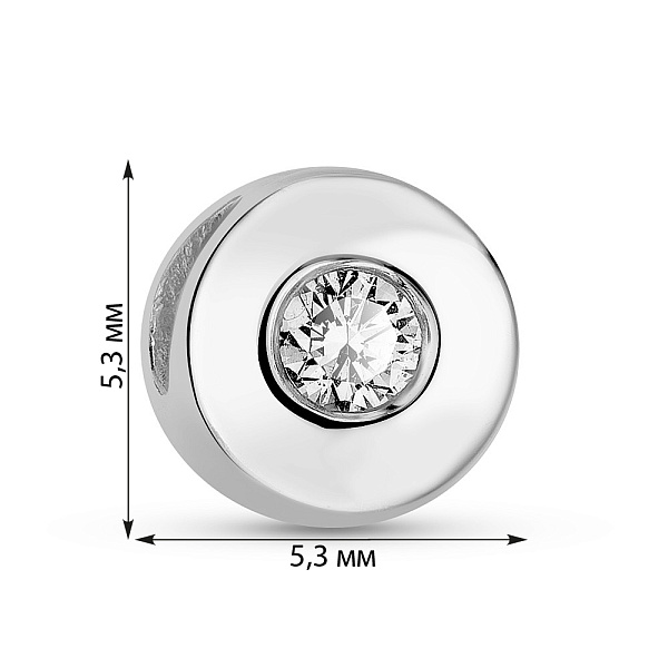 Золотий кулон з діамантом (арт. 3102566202) – зображення 2