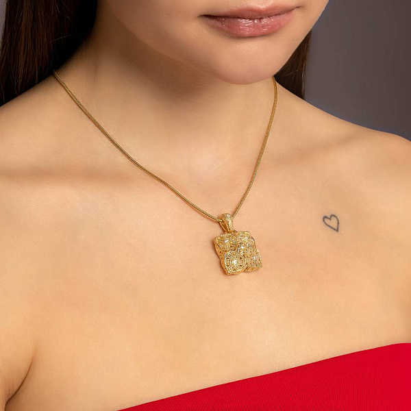 Кулониз желтого золота Francelli (арт. е424957ж) – изображение 2