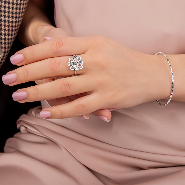 Браслет з білого золота Francelli (арт. 326789б) – зображення 6