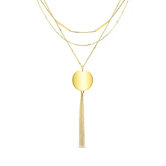 Золоте кольє Francelli без каменів (арт. 352986ж)