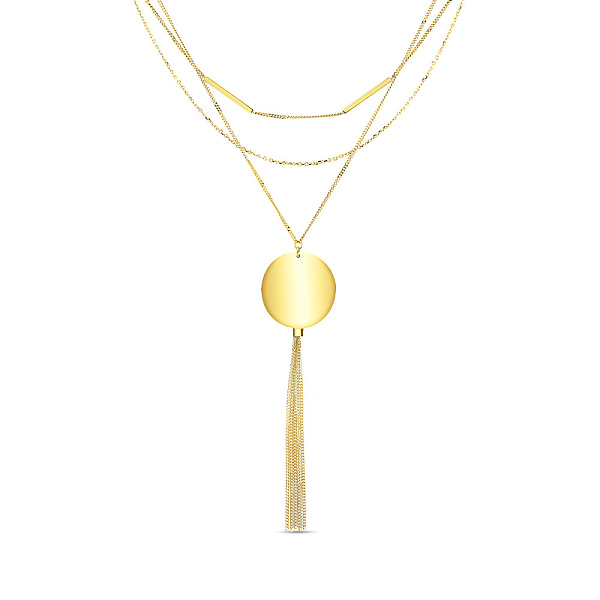 Золоте кольє Francelli без каменів (арт. 352986ж) – зображення 1