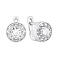 Серьги с фианитами из серебра (арт. 7502/С2Ф/1153) – изображение 1
