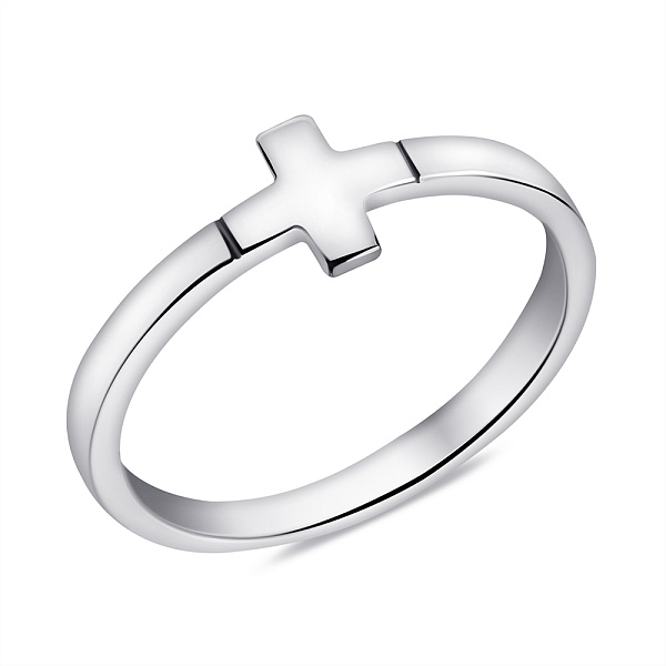 Срібна каблучка без каменів (арт. 7501/506кп) – зображення 1