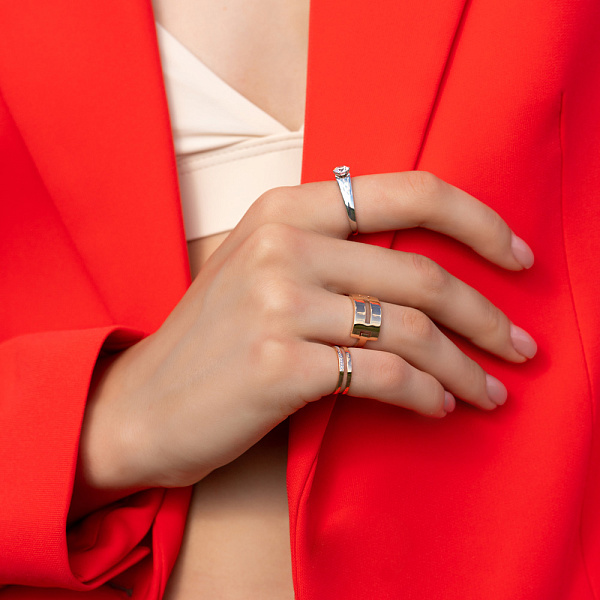 Кольцо из красного золота (арт. 155646) – изображение 2