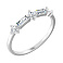 Каблучка з білого золота з діамантами (арт. К011515030б) – зображення 1