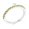 Срібна каблучка з жовтим альпінітом (арт. 7501/1360аж) – зображення 2