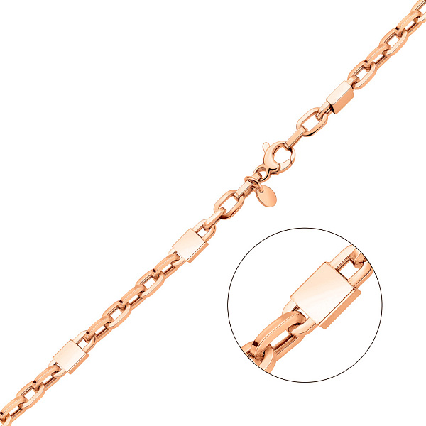 Золотая цепочка плетения Якорное фантазийное (арт. 352472) – изображение 1